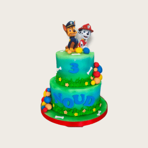 Paw Patrol taart |hippetaarten.nl | deheerlijketaart.nl