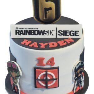 Rainbow Siege Taart | hippetaarten.nl